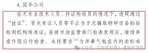 违规检测，机构负责人获刑 6 年